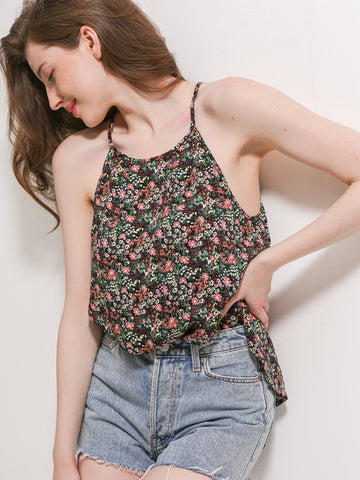 Side Slit Halter Top